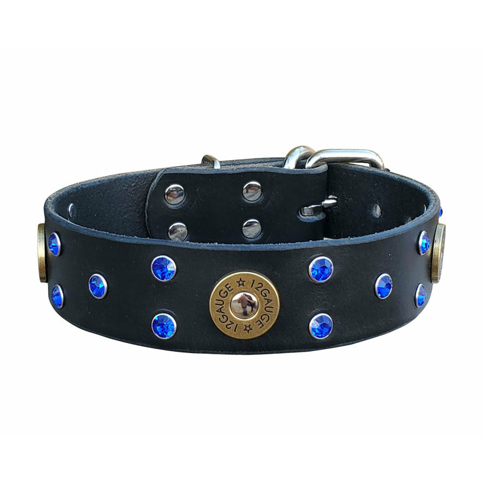 Luxury dog collars with crystals