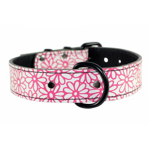 Floral print collar