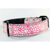 leather flower collar