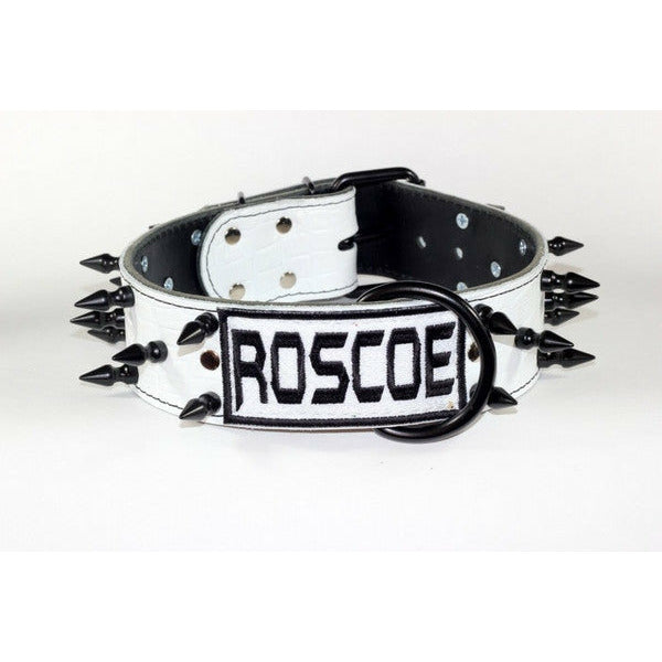 Personalized Leather Dog Collar