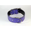 embossed leather dog collar