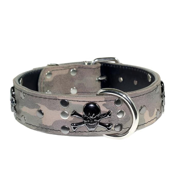 skull and crossbones collar