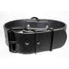 black leather collar, bentley leather black dog collar