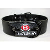 bentley leather dog collar