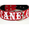  custom made wide leather collar