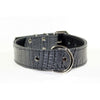 LARGE  leather dog collar - doberman  dog collar