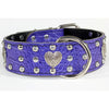 stud croc leather collar