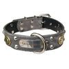 Studded Custom Name Collar With Shotgun shells