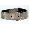 CAMOUFLAGE LEATHER DOG COLLAR