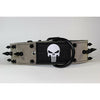 spiked punisher collar, tactical leather dog collar