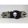 spiked punisher collar, tactical leather dog collar